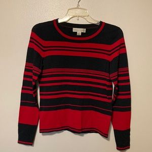 Light striped sweater